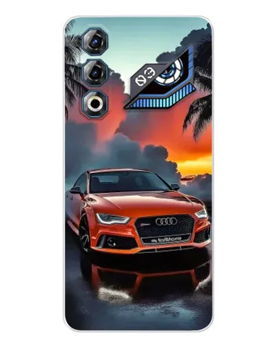 Чехол для ZTE Nubia Neo 3 GT с картинкой «Audi — закат»