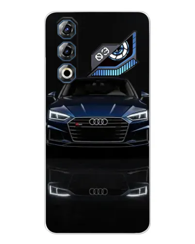 Чехол для ZTE Nubia Neo 3 GT с картинкой «Audi — ночное отражение»