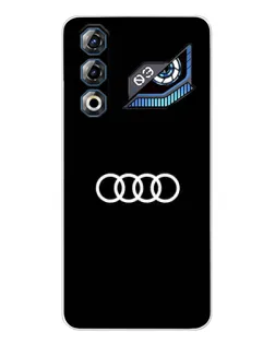 Чехол для ZTE Nubia Neo 3 GT с картинкой «Audi White Logo»