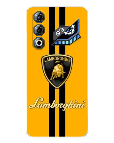 Чехол для ZTE Nubia Neo 3 GT с картинкой «Lamborghini Stripe желтый»
