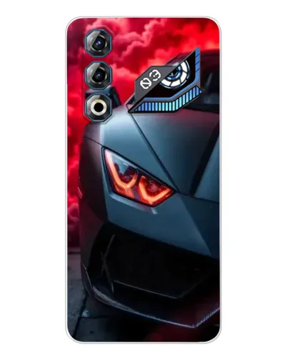 Чехол для ZTE Nubia Neo 3 GT с картинкой «Lamborghini красное сияние»