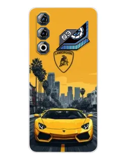 Чехол для ZTE Nubia Neo 3 GT с картинкой «Желтый Lamborghini город» Чехол для ZTE Nubia Neo 3 GT с картинкой «Желтый Lamborghini город»