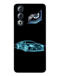 Чехол для ZTE Nubia Neo 3 GT с картинкой «Неоновый контур Lamborghini» Чехол для ZTE Nubia Neo 3 GT с картинкой «Неоновый контур Lamborghini»