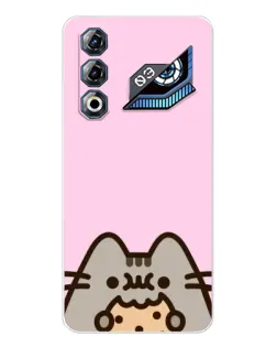 Чехол для ZTE Nubia Neo 3 GT с картинкой «Pusheen и печенье»