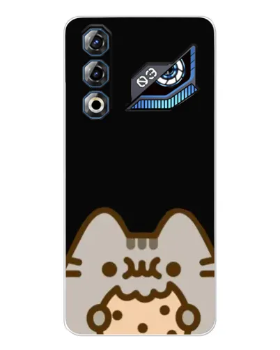 Чехол для ZTE Nubia Neo 3 GT с картинкой «Пушин на черном»