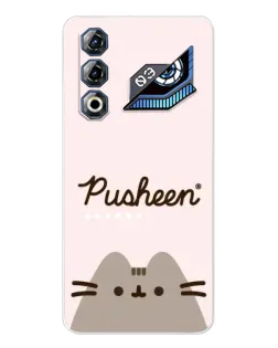 Чехол для ZTE Nubia Neo 3 GT с картинкой «Pusheen логотип» Чехол для ZTE Nubia Neo 3 GT с картинкой «Pusheen логотип»