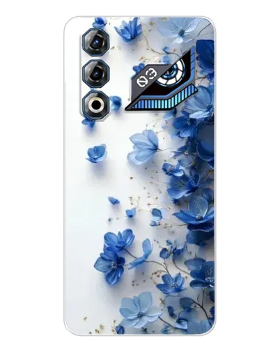 Чехол для ZTE Nubia Neo 3 GT с картинкой «Голубой цветочный каскад» Чехол для ZTE Nubia Neo 3 GT с картинкой «Голубой цветочный каскад»
