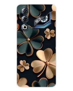 Чехол для ZTE Nubia Neo 3 GT с картинкой «Клевер в золоте»