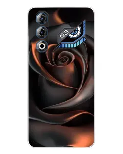 Чехол для ZTE Nubia Neo 3 GT с картинкой «Шелковая черная роза»