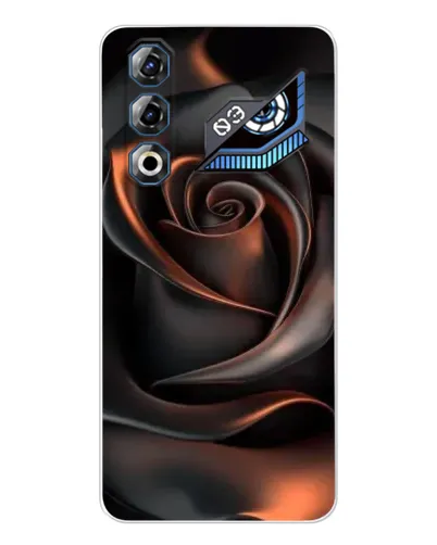 Чехол для ZTE Nubia Neo 3 GT с картинкой «Шелковая черная роза» Чехол для ZTE Nubia Neo 3 GT с картинкой «Шелковая черная роза»
