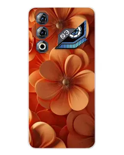Чехол для ZTE Nubia Neo 3 GT с картинкой «Оранжевый макро цветок»