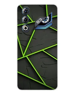 Чехол для ZTE Nubia Neo 3 GT с картинкой «Зеленые геометрические линии»