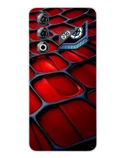 Чехол для ZTE Nubia Neo 3 GT с картинкой «Красная глянцевая сетка»