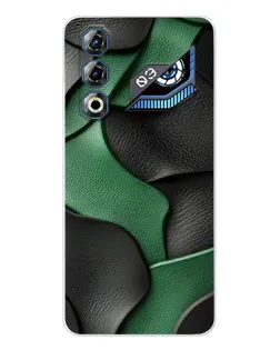 Чехол для ZTE Nubia Neo 3 GT с картинкой «Зеленые кожаные волны»