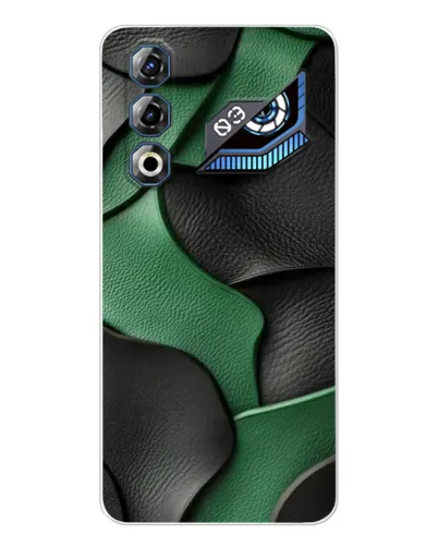 Чехол для ZTE Nubia Neo 3 GT с картинкой «Зеленые кожаные волны» Чехол для ZTE Nubia Neo 3 GT с картинкой «Зеленые кожаные волны»
