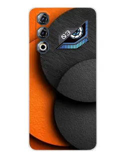Чехол для ZTE Nubia Neo 3 GT с картинкой «Геометрия оранжевых кругов»