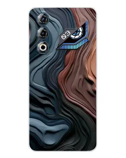 Чехол для ZTE Nubia Neo 3 GT с картинкой «Цветные волны каньона»