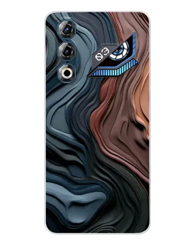 Чехол для ZTE Nubia Neo 3 GT с картинкой «Цветные волны каньона» Чехол для ZTE Nubia Neo 3 GT с картинкой «Цветные волны каньона»