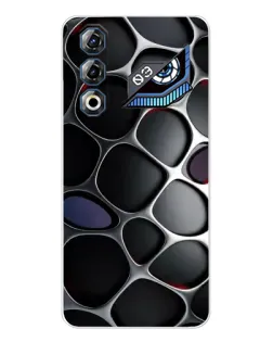 Чехол для ZTE Nubia Neo 3 GT с картинкой «Объемная темная решетка»