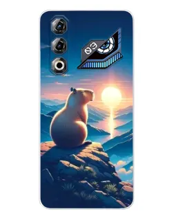 Чехол для ZTE Nubia Neo 3 GT с картинкой «Закат солнца с капибарой» Чехол для ZTE Nubia Neo 3 GT с картинкой «Закат солнца с капибарой»
