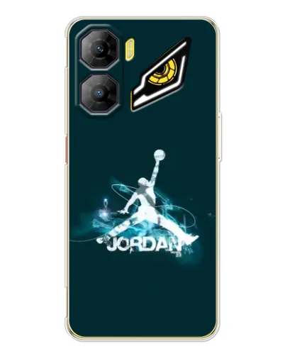 Чехол для ZTE Nubia Neo 3 с картинкой «Jordan Blue Fire» Чехол для ZTE Nubia Neo 3 с картинкой «Jordan Blue Fire»