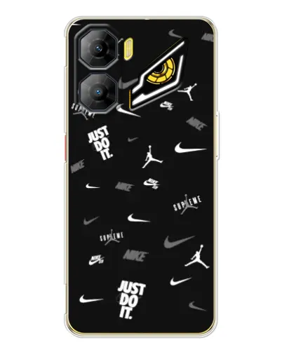 Чехол для ZTE Nubia Neo 3 с картинкой «Nike Black Pattern» Чехол для ZTE Nubia Neo 3 с картинкой «Nike Black Pattern»