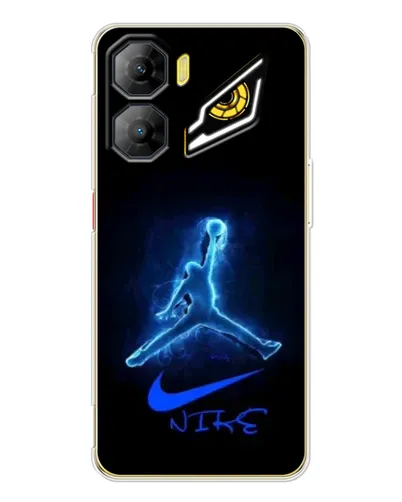 Чехол для ZTE Nubia Neo 3 с картинкой «Jordan Neon Blue» Чехол для ZTE Nubia Neo 3 с картинкой «Jordan Neon Blue»