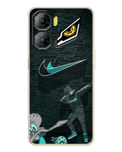 Чехол для ZTE Nubia Neo 3 с картинкой «Спортивный арт Nike»