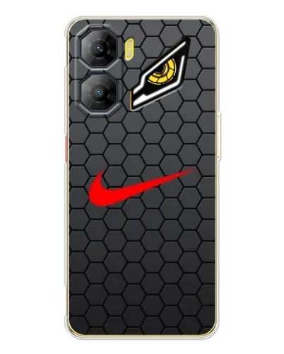 Чехол для ZTE Nubia Neo 3 с картинкой «Nike — карбоновая сетка»