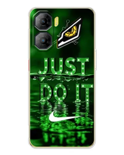 Чехол для ZTE Nubia Neo 3 с картинкой «Зеленый неоновый Nike»