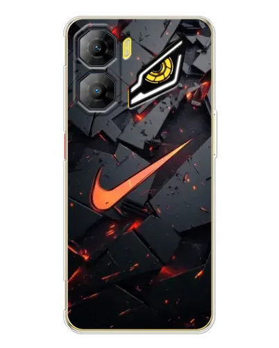 Чехол для ZTE Nubia Neo 3 с картинкой «Nike — эффект разломов»