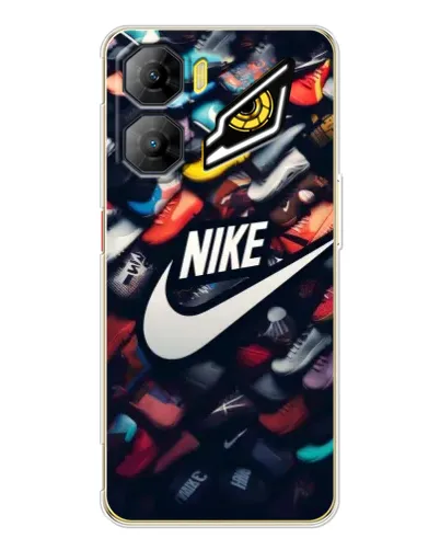 Чехол для ZTE Nubia Neo 3 с картинкой «Коллекция кроссовок Nike»