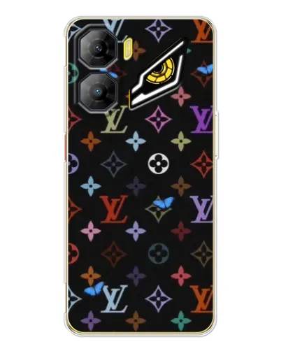Чехол для ZTE Nubia Neo 3 с картинкой «Цветная монограмма LV» Чехол для ZTE Nubia Neo 3 с картинкой «Цветная монограмма LV»