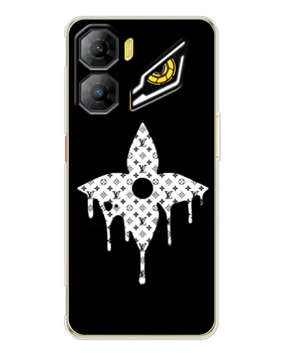 Чехол для ZTE Nubia Neo 3 с картинкой «Цветочная монограмма» Чехол для ZTE Nubia Neo 3 с картинкой «Цветочная монограмма»