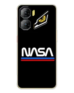 Чехол для ZTE Nubia Neo 3 с картинкой «NASA — классика Red Blue»
