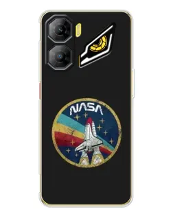 Чехол для ZTE Nubia Neo 3 с картинкой «NASA — эмблема миссии»
