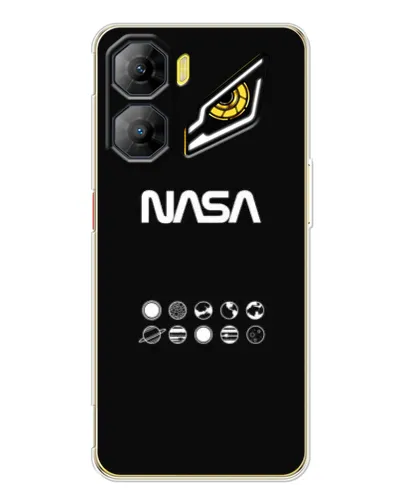 Чехол для ZTE Nubia Neo 3 с картинкой «NASA — технический принт»
