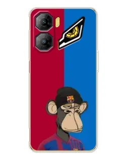 Чехол для ZTE Nubia Neo 3 с картинкой «Bored Ape — фанат Барсы» Чехол для ZTE Nubia Neo 3 с картинкой «Bored Ape — фанат Барсы»