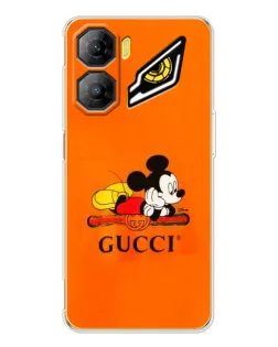 Чехол для ZTE Nubia Neo 3 с картинкой «Микки Маус Gucci — оранж» Чехол для ZTE Nubia Neo 3 с картинкой «Микки Маус Gucci — оранж»