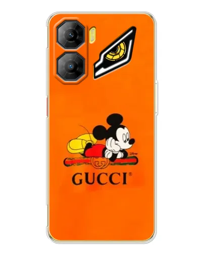 Чехол для ZTE Nubia Neo 3 с картинкой «Микки Маус Gucci — оранж» Чехол для ZTE Nubia Neo 3 с картинкой «Микки Маус Gucci — оранж»