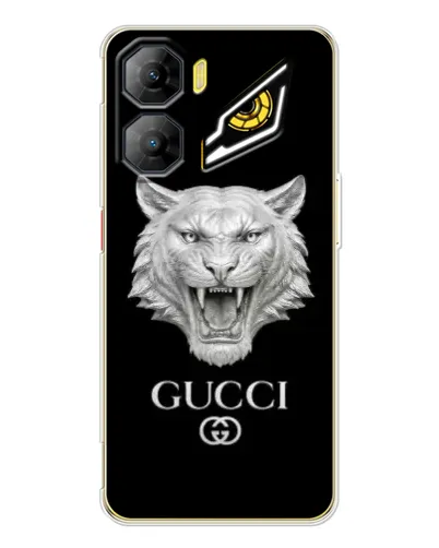 Чехол для ZTE Nubia Neo 3 с картинкой «Gucci — серебряный лев» Чехол для ZTE Nubia Neo 3 с картинкой «Gucci — серебряный лев»