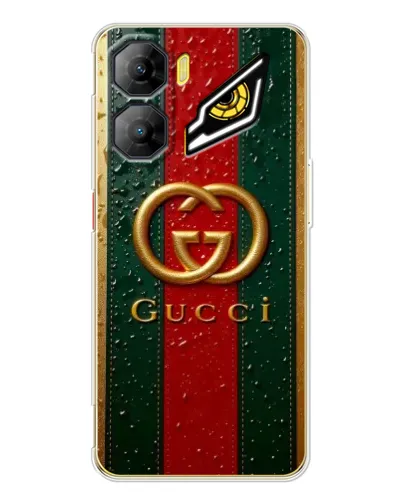 Чехол для ZTE Nubia Neo 3 с картинкой «Gucci — фирменная полоса и золото» Чехол для ZTE Nubia Neo 3 с картинкой «Gucci — фирменная полоса и золото»