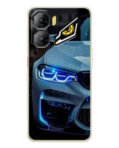 Чехол для ZTE Nubia Neo 3 с картинкой «Взгляд BMW с синими фарами»