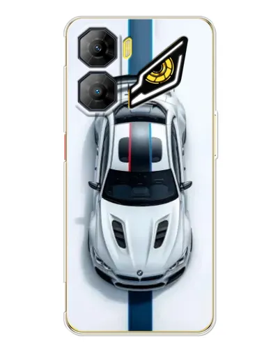 Чехол для ZTE Nubia Neo 3 с картинкой «Вид сверху — BMW M»