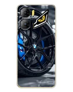 Чехол для ZTE Nubia Neo 3 с картинкой «Колесо BMW вблизи»