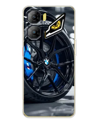 Чехол для ZTE Nubia Neo 3 с картинкой «Колесо BMW вблизи»