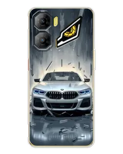Чехол для ZTE Nubia Neo 3 с картинкой «BMW в свете фар»