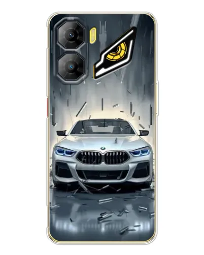 Чехол для ZTE Nubia Neo 3 с картинкой «BMW в свете фар»