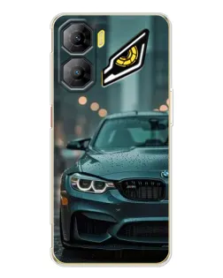 Чехол для ZTE Nubia Neo 3 с картинкой «BMW в огнях города»