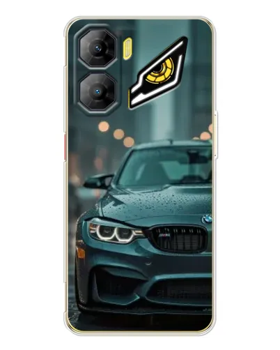 Чехол для ZTE Nubia Neo 3 с картинкой «BMW в огнях города»